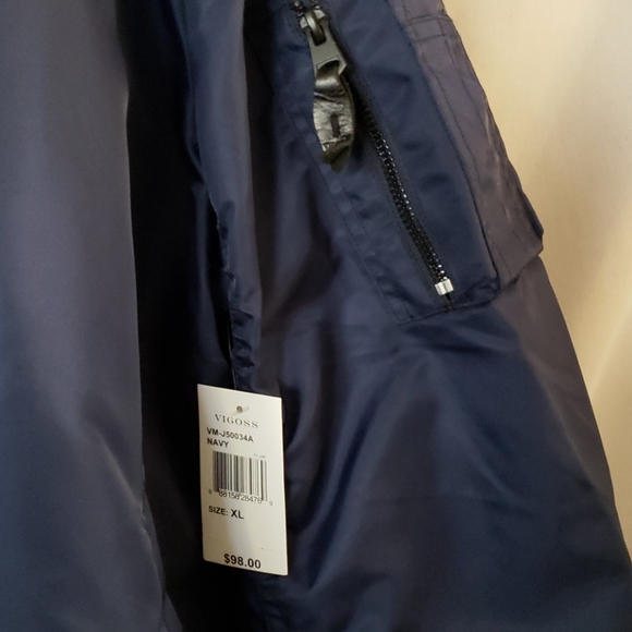 NEW (MENS) Vigoss Spring Bomber Jacket - Picture 4 of 11